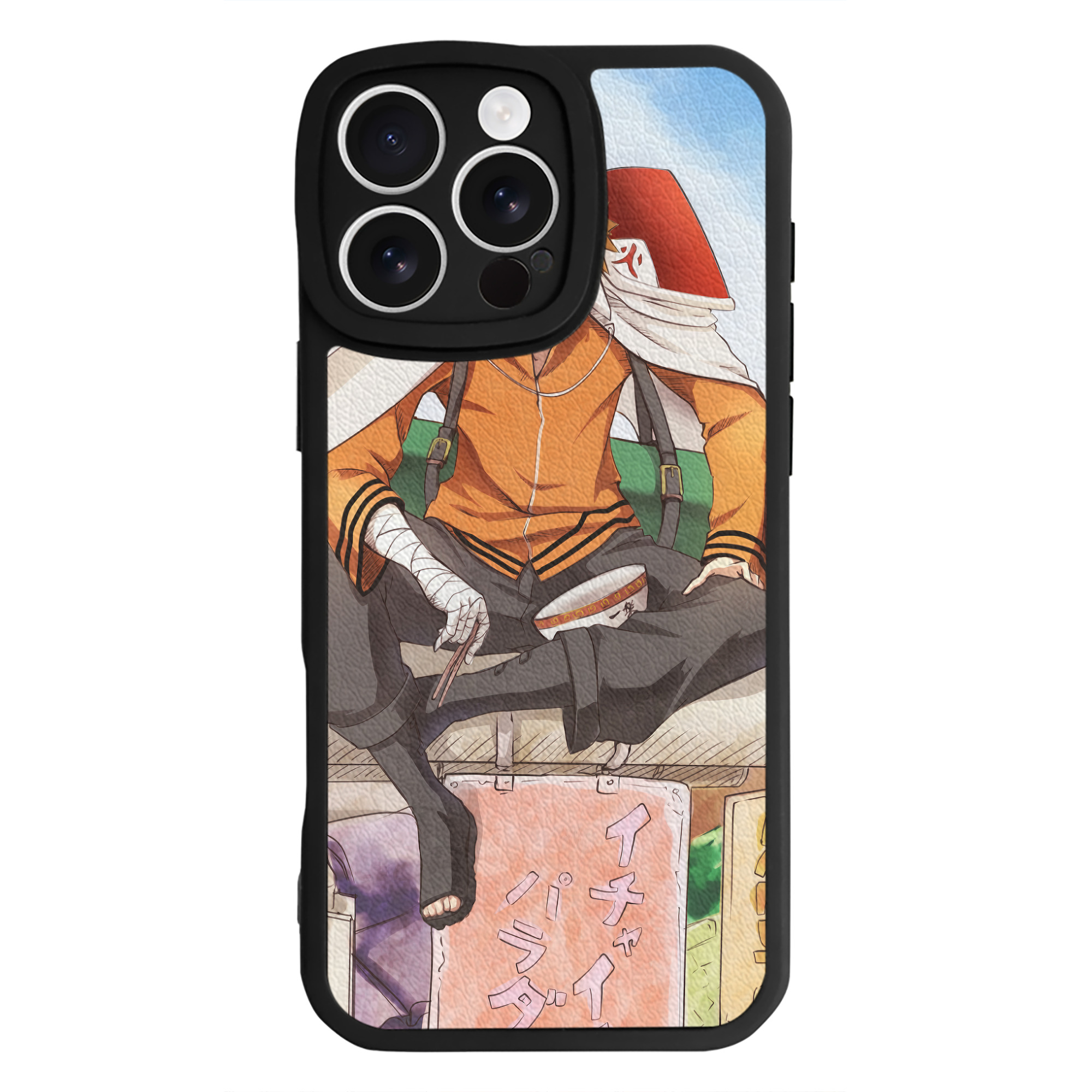 （画像用） NARUTO -ナルト- NARUTO -ナルト- 疾風伝 【iPhone 16シリーズ対応】シリコンスマホケース（レザー調） 材質：シリコン